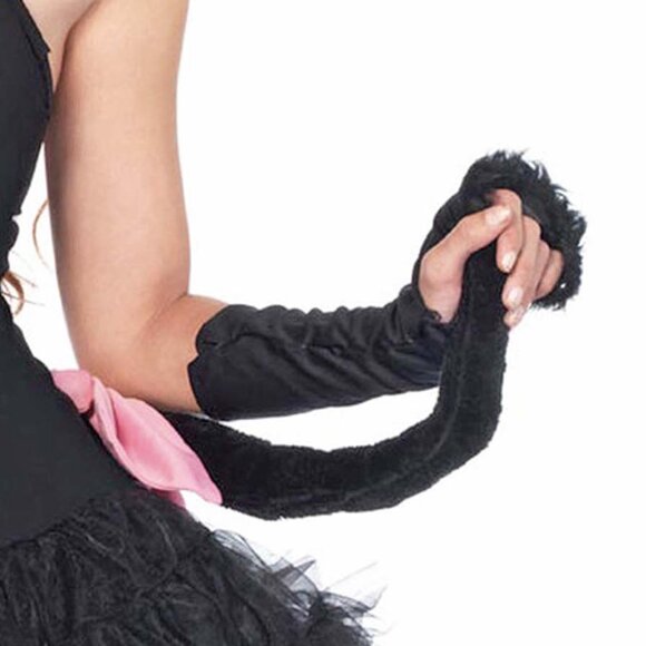 Pretty Kitty 3Pc Kit One Size OS Black Pink Roleplay Cosplay Costume Accessory - Picture 8 of 9